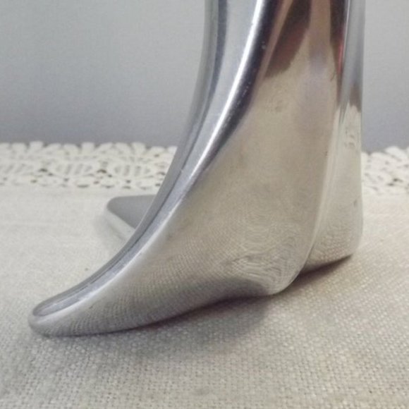 Vintage Hoselton Signed Metal Dolphin Sculpture - Picture 6 of 9